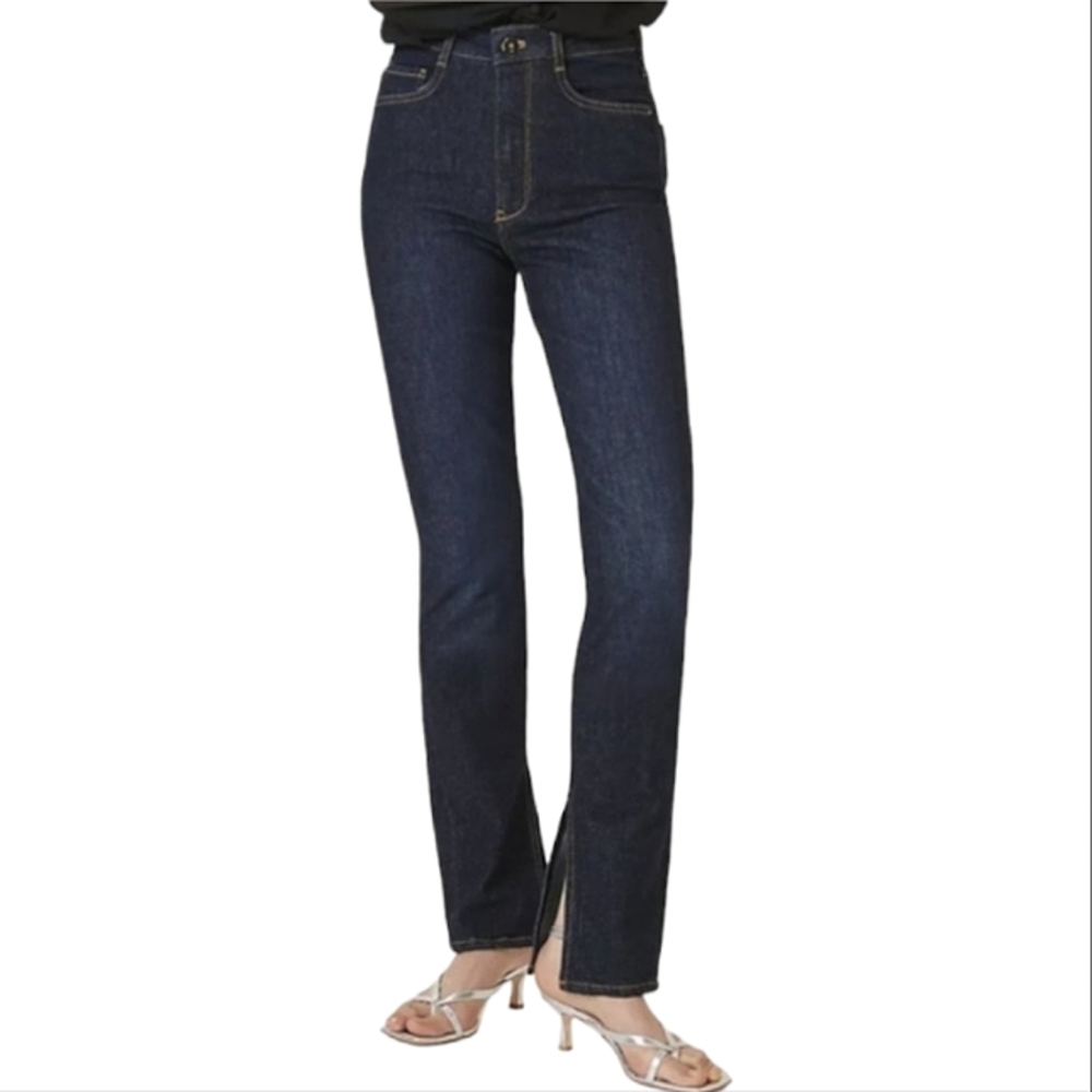 Anthropologie Pilcro The Split Straight Jeans size 27